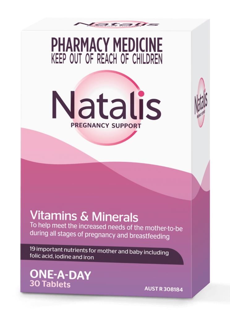 Natalis pregnancy support - product packaging